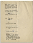 Moe Howard's 6pp. Script for a Three Stooges Skit, Circa Early 1960s, Hand-Annotated by Moe Who Changes Shemp's Name to Curly Joe -- Very Good